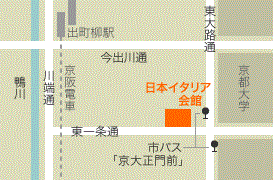 財団法人 日本イタリア京都会館　京都本校の地図